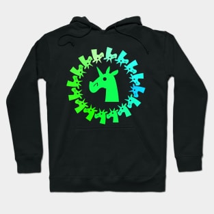 Color Me Green Unicorn Hoodie